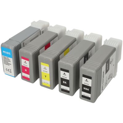 Druckerpatrone kompatibel mit Canon PFI-107BK/MBK/C/M/Y - 5-farbig - Multipack