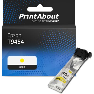 Druckerpatrone kompatibel mit Epson T9454 - Gelb - Hohe Kapazität