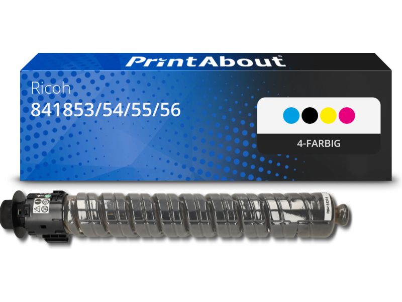 PrintAbout Toner 841853/54/55/56 (MP C6003) 4-farbig Multipack für Ricoh