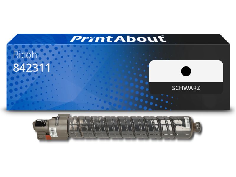 PrintAbout Toner 842311 Schwarz Extra hohe Kapazität für Ricoh