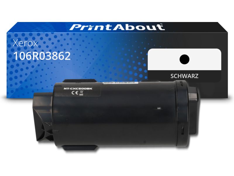 PrintAbout Toner 106R03862 Schwarz für Xerox