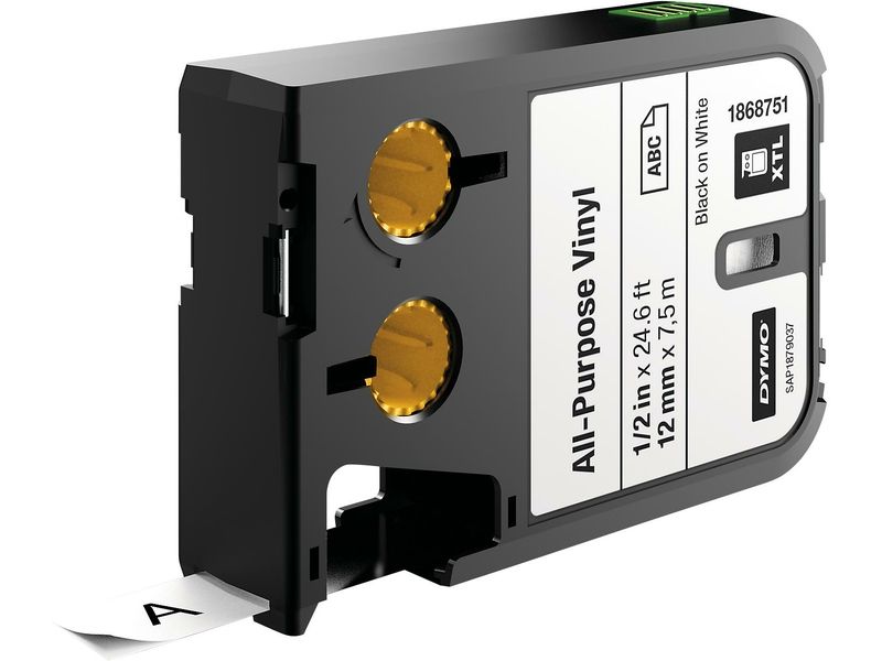 Dymo 1868751 - Schwarz auf weiß - Tape