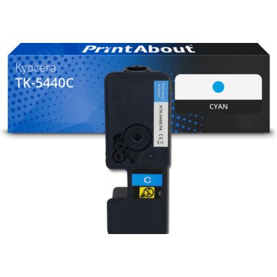 Toner kompatibel mit Kyocera TK-5440C - Cyan - Hohe Kapazität