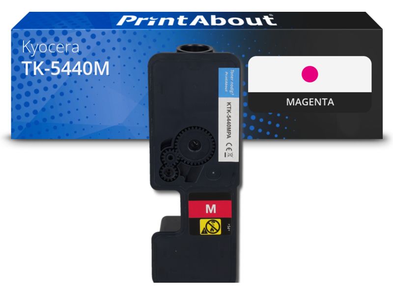 PrintAbout Toner TK-5440M Magenta Hohe Kapazität für Kyocera