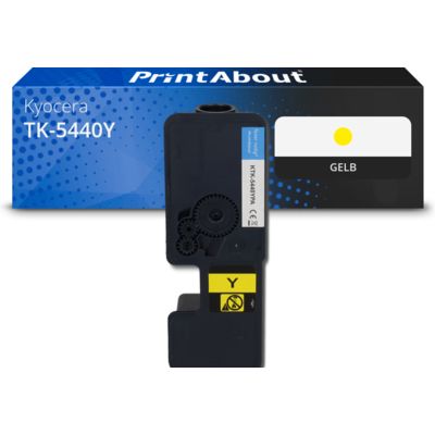Toner kompatibel mit Kyocera TK-5440Y - Gelb - Hohe Kapazität