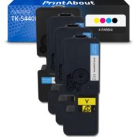 Toner kompatibel mit Kyocera TK-5440K/C/M/Y - 4-farbig - Hohe Kapazität - Multipack