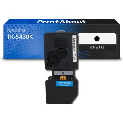 Toner kompatibel mit Kyocera TK-5430K - Schwarz