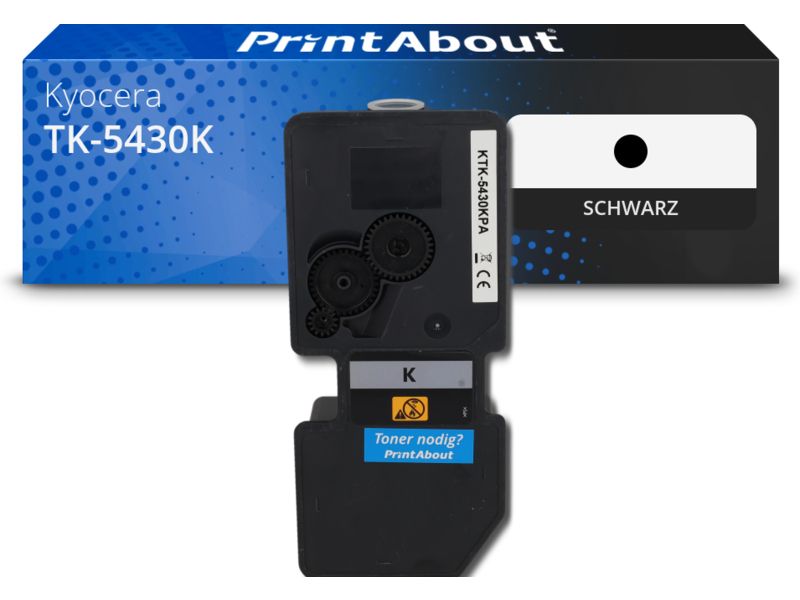 PrintAbout Toner TK-5430K Schwarz für Kyocera