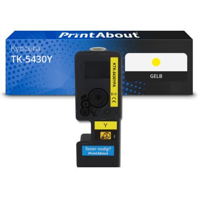 Toner kompatibel mit Kyocera TK-5430Y - Gelb