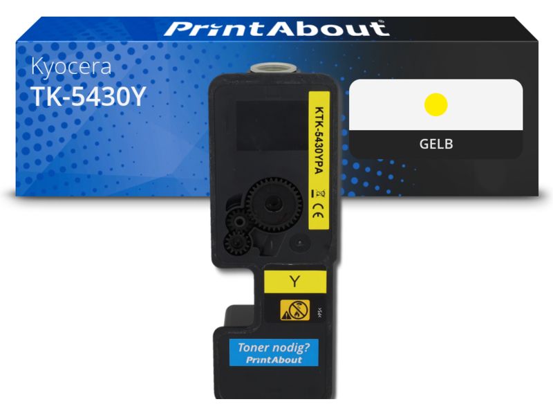 PrintAbout Toner TK-5430Y Gelb für Kyocera