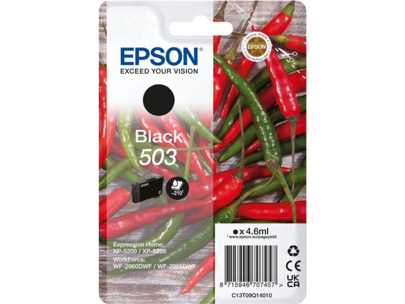 Epson 503 (C13T09Q14010) - Schwarz - Druckerpatrone