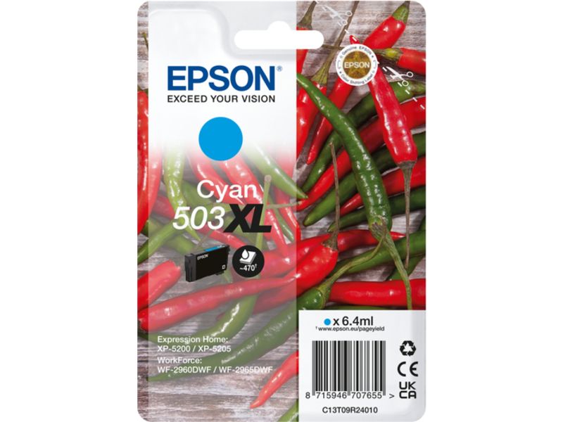 Epson 503XL (C13T09R24010) - Cyan - Druckerpatrone - Hohe Kapazität
