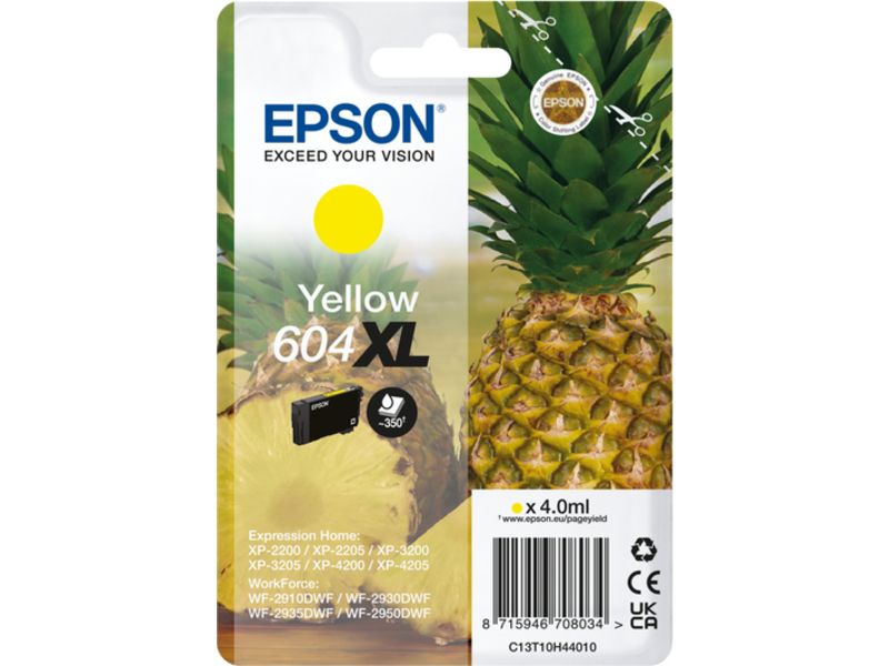 Epson 604XL (C13T10H44010) - Gelb - Druckerpatrone - Hohe Kapazität