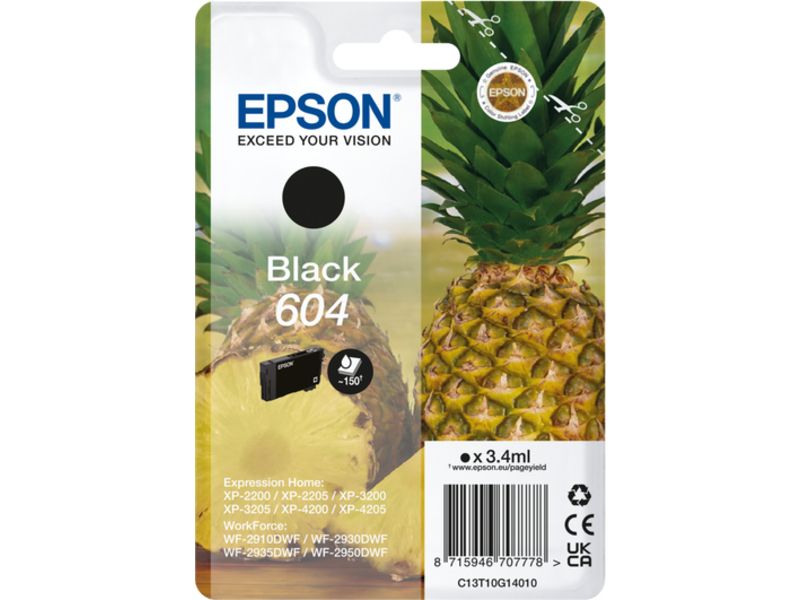 Epson 604 (C13T10G14010) - Schwarz - Druckerpatrone