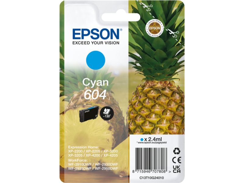 Epson 604 (C13T10G24010) - Cyan - Druckerpatrone