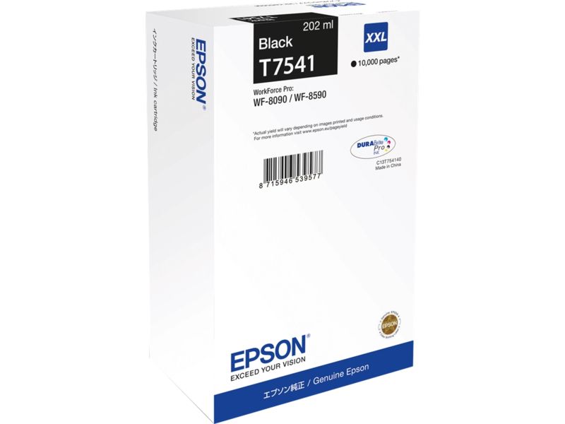 Epson T7541 - Schwarz - Druckerpatrone - Extra hohe Kapazität