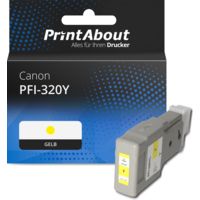Druckerpatrone kompatibel mit Canon PFI-320Y - Gelb - Hohe Kapazität