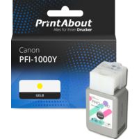 Druckerpatrone kompatibel mit Canon PFI-1000Y - Gelb