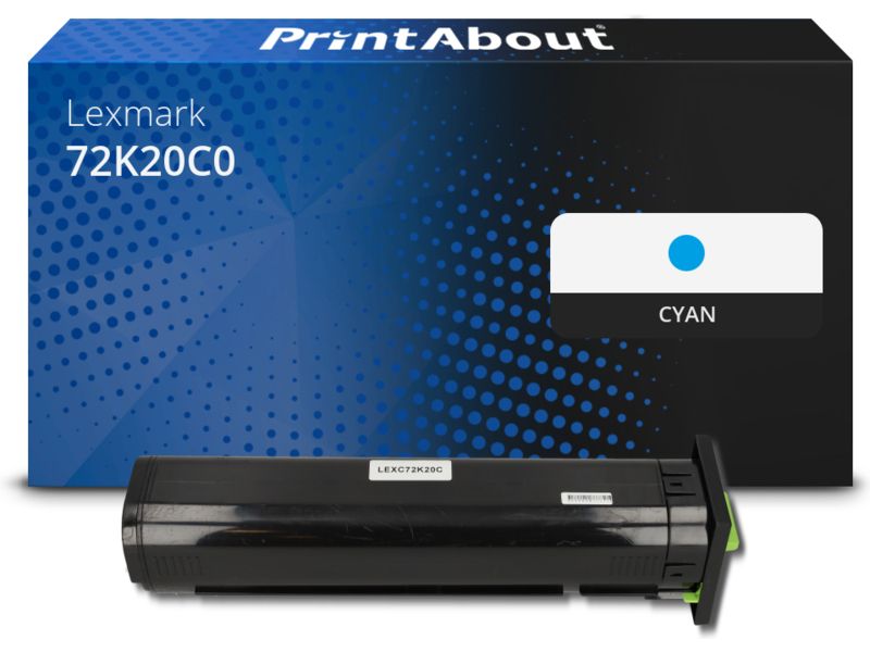 PrintAbout Toner 72K20C0 Cyan für Lexmark