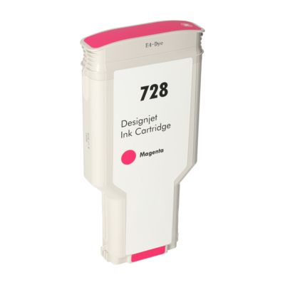 Druckerpatrone kompatibel mit HP F9J66A (728) - Magenta - Extra hohe Kapazität