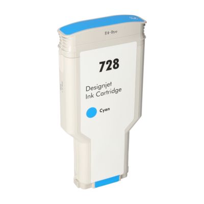 Druckerpatrone kompatibel mit HP F9J67A (728) - Cyan - Extra hohe Kapazität