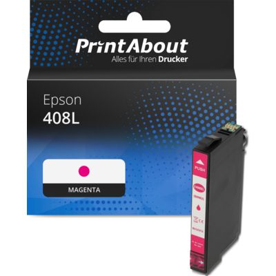 Druckerpatrone kompatibel mit Epson 408L (C13T09K34010) - Magenta - Hohe Kapazität