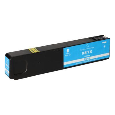 Druckerpatrone kompatibel mit HP 981X (L0R09A) - Cyan - Hohe Kapazität