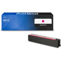 Druckerpatrone kompatibel mit HP 981X (L0R10A) - Magenta - Hohe Kapazität