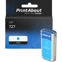 Druckerpatrone kompatibel mit HP 727 (B3P19A) - Cyan - Hohe Kapazität