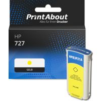 Druckerpatrone kompatibel mit HP 727 (B3P21A) - Gelb - Hohe Kapazität
