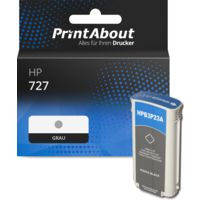 Druckerpatrone kompatibel mit HP 727 (B3P24A) - Grau - Hohe Kapazität