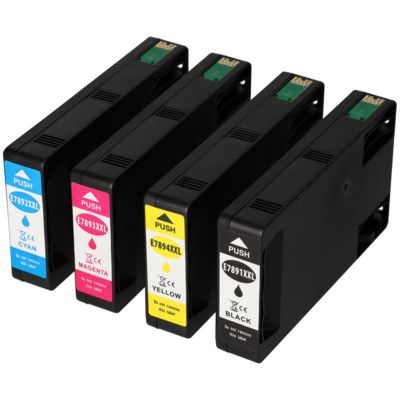 Druckerpatrone kompatibel mit Epson T7891/92/93/94 - 4-farbig - Multipack