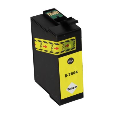Druckerpatrone kompatibel mit Epson T7604 - Gelb