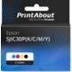 Druckerpatrone kompatibel mit Epson SJIC30P(K/C/M/Y) - 4-farbig - Multipack