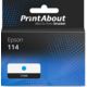 Druckerpatrone kompatibel mit Epson 114 (C13T07B240) - Cyan