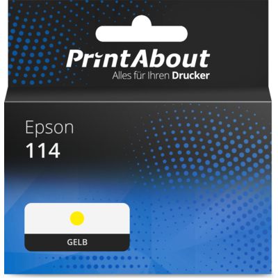 Druckerpatrone kompatibel mit Epson 114 (C13T07B440) - Gelb