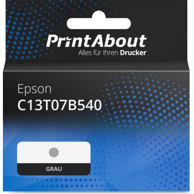 Druckerpatrone kompatibel mit Epson C13T07B540 (114) - Grau