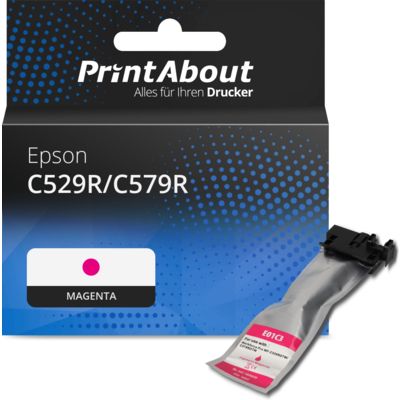 Druckerpatrone kompatibel mit Epson C529R/C579R  (T01C300) - Magenta - Hohe Kapazität
