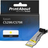Druckerpatrone kompatibel mit Epson C529R/C579R (T01C400) - Gelb - Hohe Kapazität