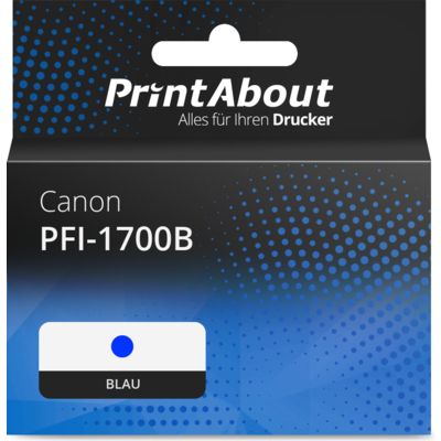 Druckerpatrone kompatibel mit Canon PFI-1700B - Blau
