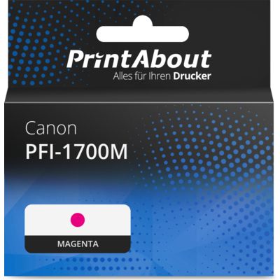Druckerpatrone kompatibel mit Canon PFI-1700M - Magenta
