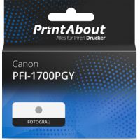 Druckerpatrone kompatibel mit Canon PFI-1700PGY - Fotograu