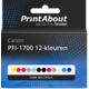 Druckerpatrone kompatibel mit Canon PFI-1700 12-kleuren - Farb-Multipack - Multipack