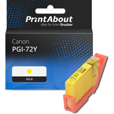 Druckerpatrone kompatibel mit Canon PGI-72Y - Gelb