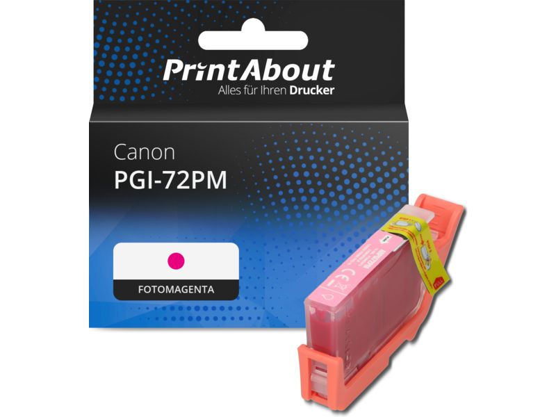 PrintAbout Druckerpatrone PGI-72PM Fotomagenta für Canon