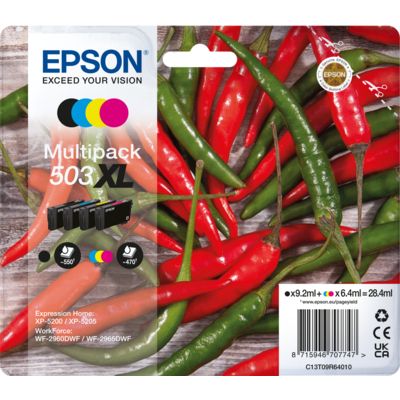 Epson C13T09R64020 (503XL) - 4-farbig - Druckerpatrone - Hohe Kapazität - Multipack