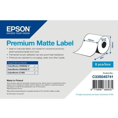 Epson C33S045741 - Weiß - Etikett