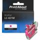 Druckerpatrone kompatibel mit Brother LC-421M - Magenta
