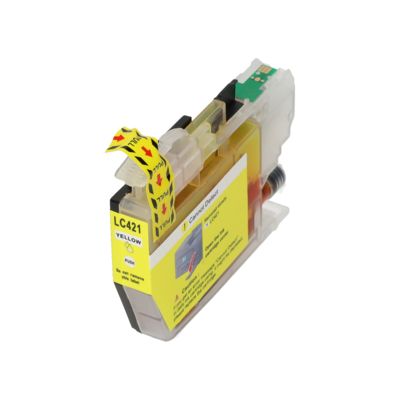 Druckerpatrone kompatibel mit Brother LC-421Y - Gelb