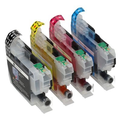 Druckerpatrone kompatibel mit Brother LC-421VAL - 4-farbig - Multipack
